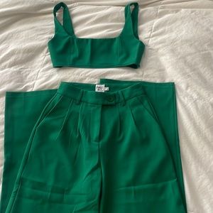 Brand new crop pants and top from Princess Polly